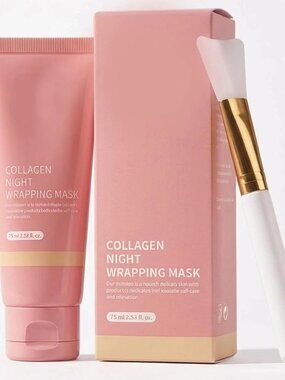 Yuri Korean Beauty Collagen Night Wrapping Mask Skincare Facial New exp 2029